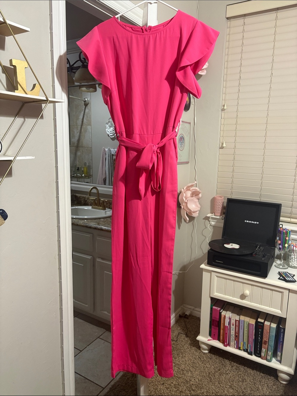 Hot pink romper
